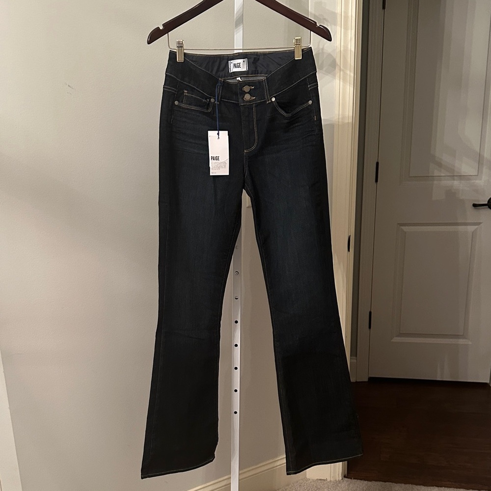 PAIGE Women's Dark Flare Jeans